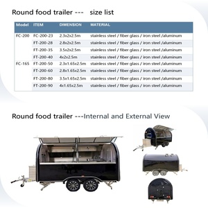Ponsel berkualitas tinggi untuk truk makanan Van dengan Dapur lengkap untuk berkemah dan penjualan es krim Trailer terbaru untuk dijual - Product Image 4