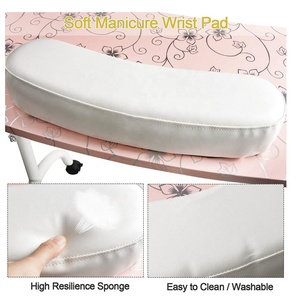 <span class=keywords><strong>Table</strong></span> de <span class=keywords><strong>manucure</strong></span> <span class=keywords><strong>pliante</strong></span>, rose, 1 pièce, avec sac, de massage des ongles, bon marché, équipement de salon professionnel, vente d'usine - Product Image 5