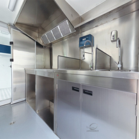 Mobiler Bar-, Eis-, Kaffee-, Burger-, Pizza-Verkaufswagen, Mobiler Catering-Service, Churros-BBQ-Food-Trailer, Zweizonen-Food-Trailer