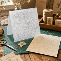 Dossiers de gaufrage pour la création de cartes, pochettes de gaufrage en plastique pour le scrapbooking DIY et la décoration artisanale du papier