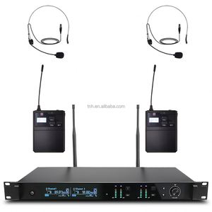 Hệ thống micro không dây Chuyên nghiệp cầm tay 2 kênh bằng kim loại đa dạng đích thực PM-KU22 Tnh cho các hoạt động ngoài trời của nhà thờ - Product Image 4