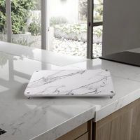 Tapis de séchage de vaisselle en pierre de diatomite pour comptoir de cuisine moderne, tapis absorbant pour égoutter les bols, tapis de séchage de vaisselle en diatomite