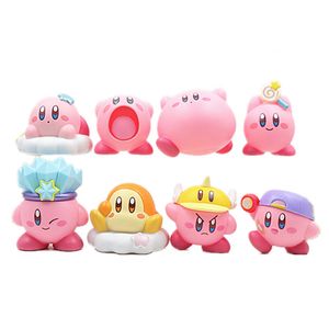 Personalizado al por mayor Kawaii dibujos animados Anime juguete modelo vinilo Rosa <span class=keywords><strong>Kirby</strong></span> figura de acción Lindo juego ornamento - Product Image 2