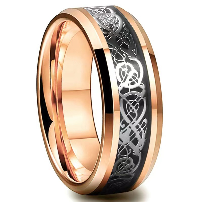 rose gold+black