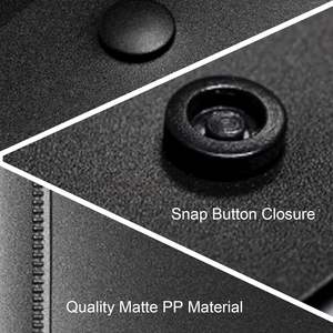 Cartelle Portadocumenti in Plastica con Chiusura a Bottone per Fogli Formato A4 - Product Image 6