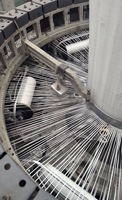 Machine à tisser circulaire automatique à 6 navettes avec moteur, largeur de tissu 700-1250 mm, puissance 1,8-3,5 kW, pour sacs tissés