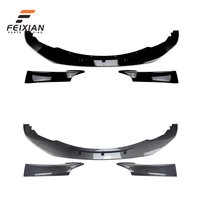 Para BMW Serie 1 F20 F21 2012-2014 M Sport, Estilo Fibra de Carbono, Divisor Delantero, Kit de Parachoques FEIXIAN