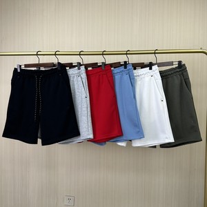 Logo di moda personalizzato <span class=keywords><strong>Tech</strong></span> pile da uomo <span class=keywords><strong>pantaloni</strong></span> corti in cotone pesante da uomo <span class=keywords><strong>pantaloni</strong></span> da corsa con cerniera posteriore da uomo pantaloncini sportivi - Product Image 6