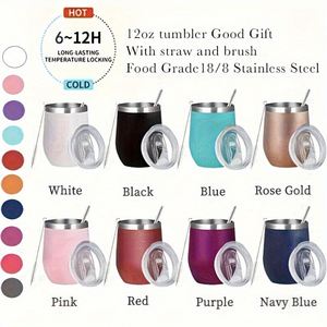 Your Logo Stainless Steel 12oz <b>Double</b> <b>Wall</b> Vacuum Insulated Travel Tumbler with Lid Minimalist Design Business Gifts Gift <b>Box</b> - Product Image 2