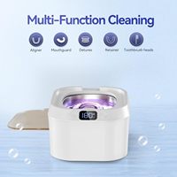 No.1 nettoyeur à ultrasons domestique électrique Portable usage extérieur nettoyeur à ultrasons domestique pour prothèses dentaires retenue des dents faux