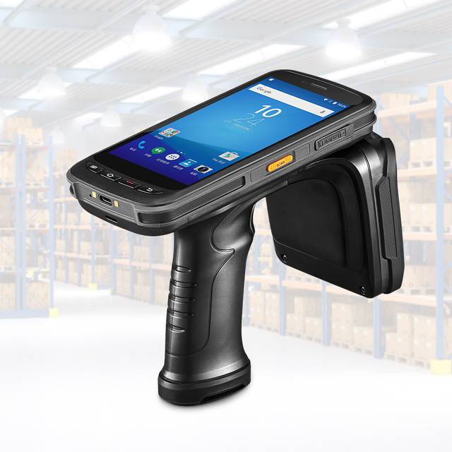 Xishida XSDYT101P Rugged Handheld Terminal 1D 2D Barcode Scanner Integrated UHF RFID Reader with UHF RFID