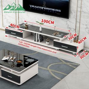 Wayon Nordischer Stil Moderner Holz-<span class=keywords><strong>TV</strong></span>-Schrank Ausziehbar Einfaches Design für Wohnzimmer und Schlafzimmer - Product Image 6