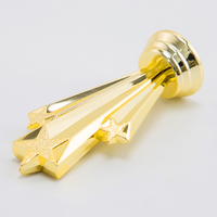 Figurine de conception de trophée en forme d'étoile filante dorée de vente chaude de fabrication pour la cérémonie de remise des prix GZ54