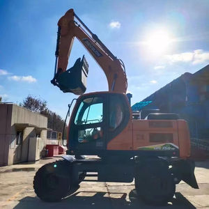 Excavadora de ruedas Doosan 15Ton DH150W con componentes clave Motor Bomba Caja de cambios Engranaje PLC para la venta - Product Image 2