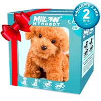 Vente transfrontalière exceptionnelle : Mon adorable robot chiot en peluche courte et réaliste, jouet électronique – Marque Amy Rabbit, 20 cm, idéal pour les fêtes