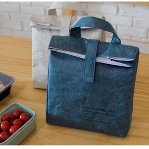 Baoren Personalized Eco-Friendly Waterproof Tyvek Paper Thermos Insulated Lunch <b>Cooler</b> Bag Zipper Leak-proof 2 Persons Women - Product Image 5