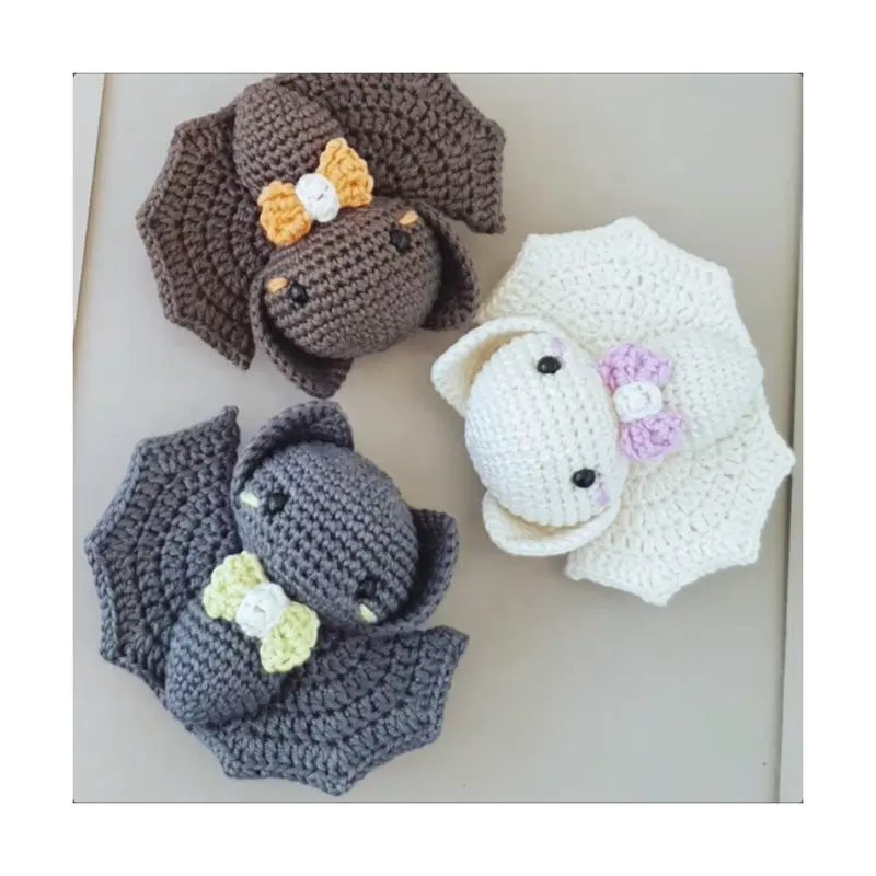Baby Toddler Jouets Amigurumi Au Crochet Cute Mini Toys Home Decor Halloween Bat