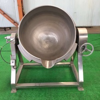 Marmite de cuisson commerciale inclinable à double enveloppe - Idéale pour les bases de hot pot et les confitures.