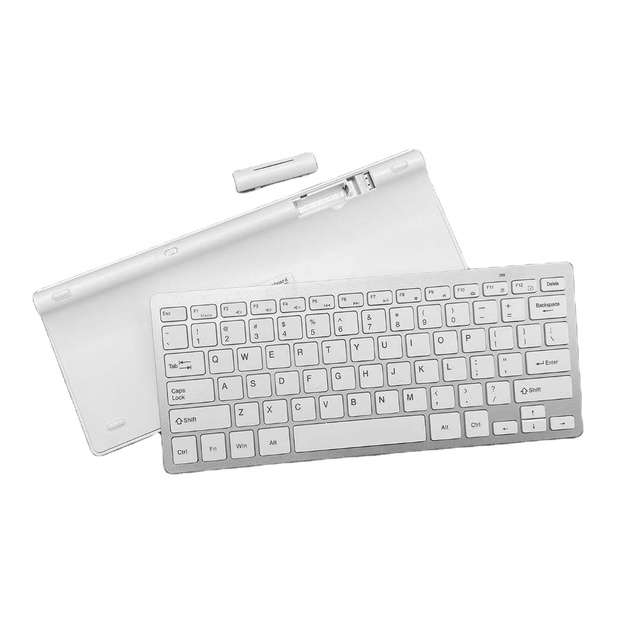 KW-001A 60% Office USB 2.4G Wireless Mini Keyboard Super Slim Plastic Chocolate Keys with ON/OFF Switch