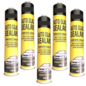 Một Thành Phần Auto Bus Xe Bên Kính Chắn Gió Kính Liên Kết PU Urethane Polyurethane Keo Đen Phun Sealant - Product Image 6