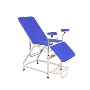 Hot sale hospital gynecological examination bed stainless steel exam table Maternity bed