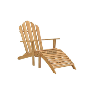 Chaise de jardin en teck vieilli de haute qualité, design simple, imperméable, écologique, durable pour se détendre en extérieur - Product Image 6