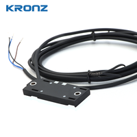 Capteur capacitif KRONZ Q20, détection 10 mm, sortie PNP NC, 10-30 VDC, non encastré, IP65, câble 2 m, capteur cubique