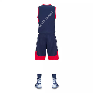 Ensembles d'uniformes de basketball personnalisés pour adultes, réversibles, respirants, à séchage rapide, antibactériens, avec logo personnalisé, vente en gros - Product Image 2