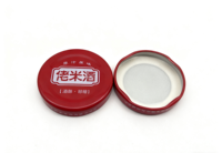 Tapa Metálica de Hojalata de Grado Alimenticio de 53 mm, Libre de BPA, Personalizable en Tamaño, Color y Diseño, a Prueba de Fugas y Niños, de Alta Calidad