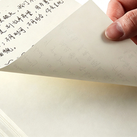 Carnet de notes A5 Premium en papier kraft épais de Malaisie, 256 pages, 80 g/m², papier crème ligné, pour étudiants