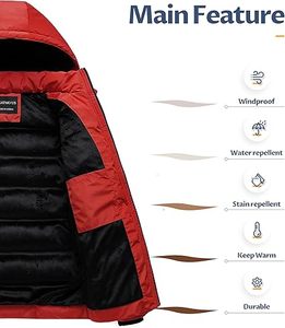 Blouson en cuir d'hiver pour homme avec col montant, fermeture éclair, tissu respirant, épaisseur personnalisable, service OEM frontal - Product Image 5
