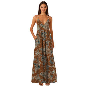 Haute Qualité À Manches Longues Col Carré Imprimé Floral Vacances Maxi <span class=keywords><strong>Robe</strong></span> <span class=keywords><strong>Robe</strong></span> Fleurie Longue <span class=keywords><strong>Tendance</strong></span> Bohème Chic Automne - Product Image 5