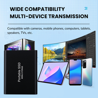 Logo OEM 2.5 pouces 4 To PSSD 128 Go 256 Go 512 Go 1 To USB 3.0 Typc C disque dur portable haute vitesse OTG 2 To disque dur externe