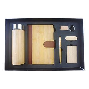 Ensemble Cadeau VIP en Bambou en Gros : Carnet, Stylo, Bouteille – Articles d'Entreprise - Product Image 1