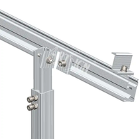 Art Sign Popular Sell Adjustable Tilt Angle Solar Panel Mounting Brackets Aluminium Frame Pv Panel Stand Racking Structure
