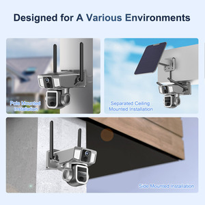 VISION - Sistema de Cámara de Seguridad WIFI y 4G para Exteriores de 4MP, Cámara Solar de Doble Lente, Cámara de Red CCTV con LS-MS3A 4K 10X O - Product Image 5