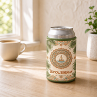 Porte-canettes isotherme en néoprène de 5 mm d'épaisseur avec logo personnalisé pour canettes de bière de 12 oz