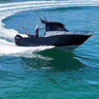 6.25m Gospel V Hull Bateau de pêche en aluminium avec moteur hors-bord Petite cabine ouverte pour les loisirs sportifs pour les voyages de pêche en mer