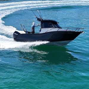 <span class=keywords><strong>Barco</strong></span> de pesca de aluminio con casco Gospel V de 6,25 m con Motor fuera de borda, pequeña cabina abierta para ocio deportivo para viajes de pesca en alta mar - Product Image 3