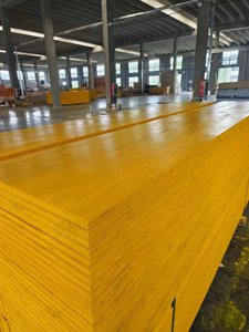 Chất lượng cao 21 Mét 3-ply shuttering ván Khuôn bảng điều chỉnh 100% gỗ cứng phim phải đối mặt ván ép cho xây dựng xây dựng - Product Image 5