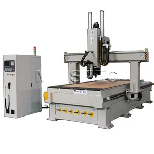 180 Degree Rotatable 4 Axis ATC CNC Router