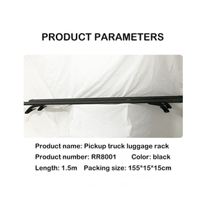 ATLI RR8001 Portapacchi da Tetto in Alluminio per Toyota Tundra 2010-2013, Capacità di Carico 100kg, Nero - Product Image 2