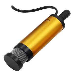 Pompe à huile électrique 38/51MM 12V pour pompage de diesel, eau, transfert de carburant, 12L/min, submersible, coque en alliage d'aluminium - Product Image 6