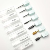 Forets à ongles en carbure de tungstène de haute qualité, finition lisse, avec logo personnalisé, grande taille, longs, à cannelure, pour polissage, vente en gros