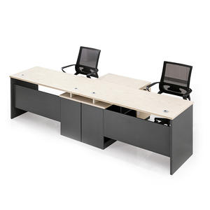 होम छात्र बेडरूम निजी वर्कस्पेस फर्नीचर के लिए दराज और कुर्सी सेट के साथ आधुनिक सरल एल आकार का कार्यालय - Product Image 4