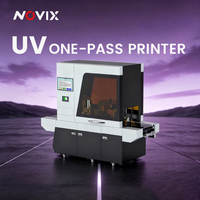 Impresora UV NOVIX de Una Sola Pasada con Unidad de Pretratamiento de Plasma para Imprimir en Vasos de Plástico