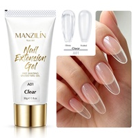 Lot de 12 Gels UV/LED de Construction Rapide pour Ongles, Couleurs Unies Nude, Auto-Nivelant, 30g