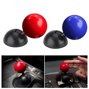 CNSPEED Pommeau de levier de vitesse de voiture en PVC rouge, poignée universelle pour véhicules à transmission automatique - Product Image 3
