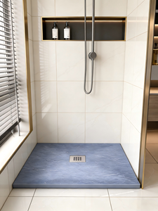 Base <span class=keywords><strong>de</strong></span> <span class=keywords><strong>douche</strong></span> moderne effet ardoise 2026 avec drain central bleu 80*120, receveur <span class=keywords><strong>de</strong></span> <span class=keywords><strong>douche</strong></span> antidérapant pour la rénovation et la décoration <span class=keywords><strong>de</strong></span> salle <span class=keywords><strong>de</strong></span> bain - Product Image 6