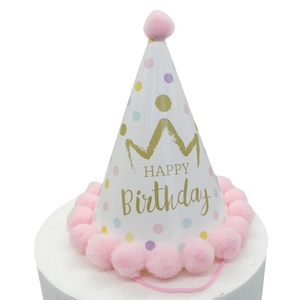 Set di cappelli per feste Festive-cappelli e decorazioni di compleanno colorati - Product Image 5